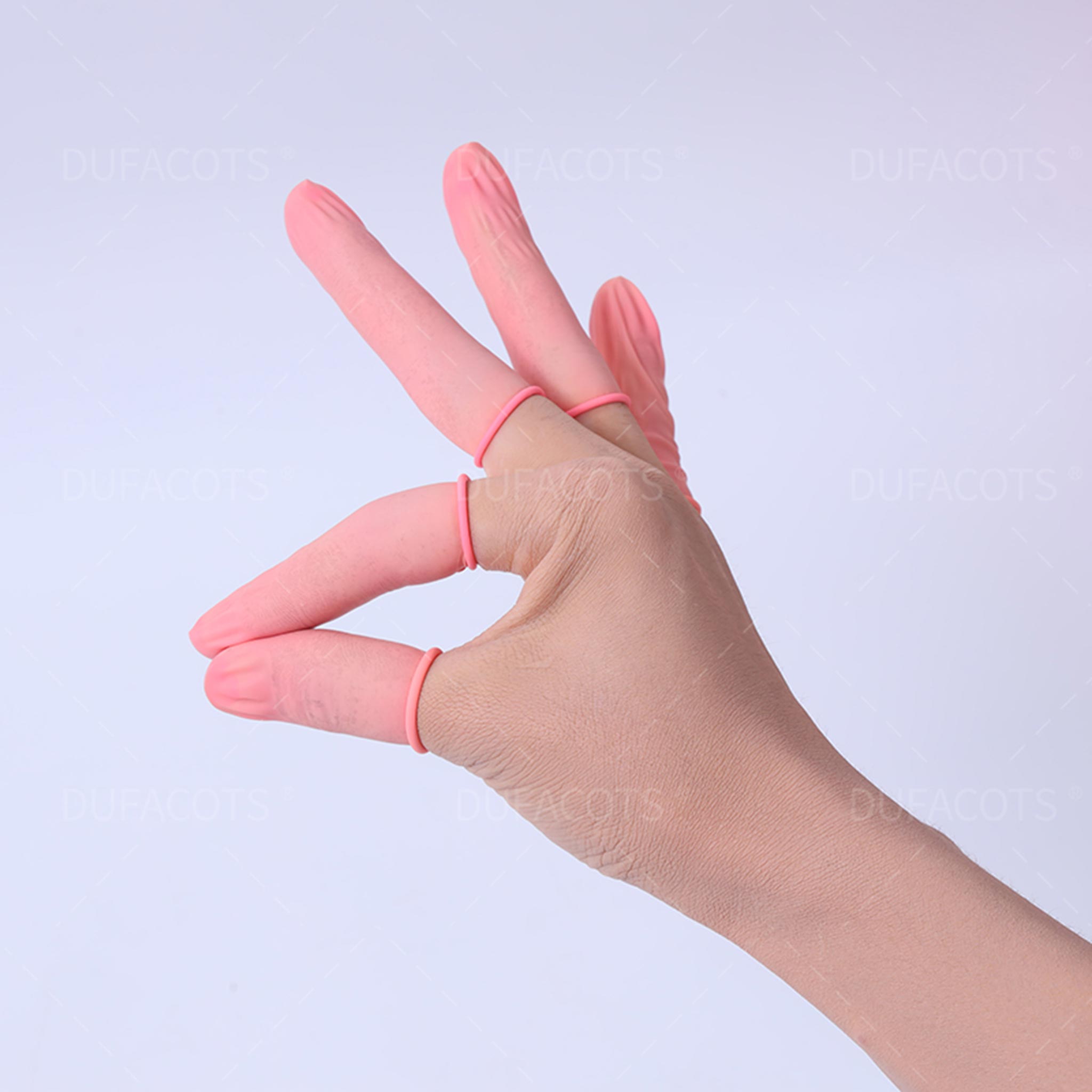 高淨化粉紅色手（shǒu）指（zhǐ）套